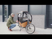 Rain tent Deluxe suitable for the Babboe City | Black