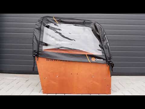Rain tent Superior suitable for the Babboe Big | Grey